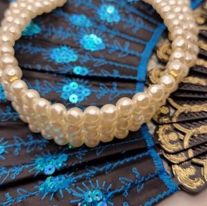 Elegant Pearl Beaded CROKER NECKLACE